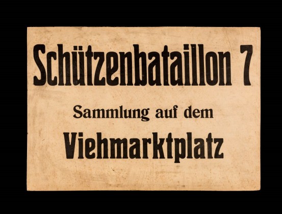 Instruktionen zur Mobilmachung im Thurgau für das Schützenbataillon 7 während des Ersten Weltkriegs